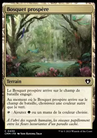 Commander MASTERS - Bosquet prospère