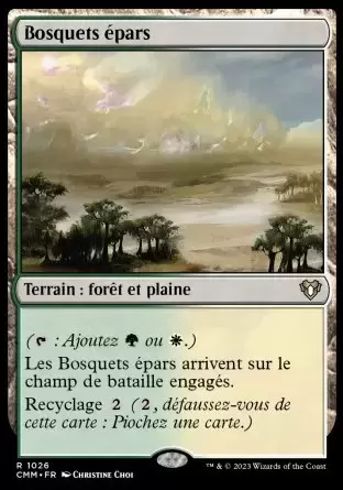 Commander MASTERS - Bosquets épars