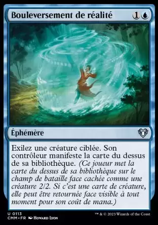 Commander MASTERS - Bouleversement de réalité