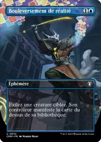 Commander MASTERS - Bouleversement de réalité