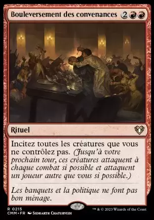 Commander MASTERS - Bouleversement des convenances