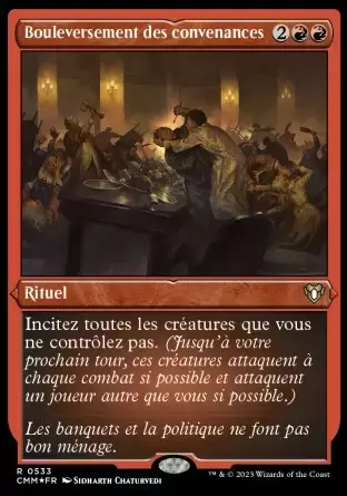Commander MASTERS - Bouleversement des convenances