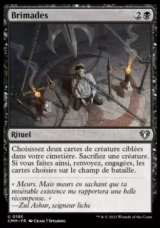 Commander MASTERS - Brimades