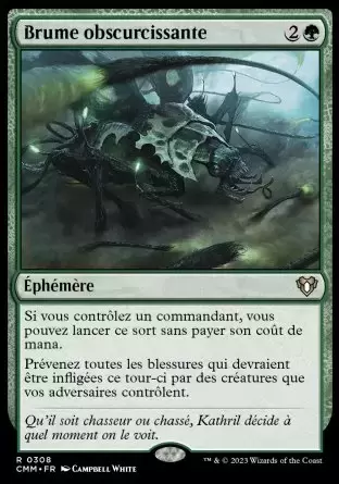 Commander MASTERS - Brume obscurcissante