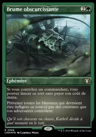 Commander MASTERS - Brume obscurcissante
