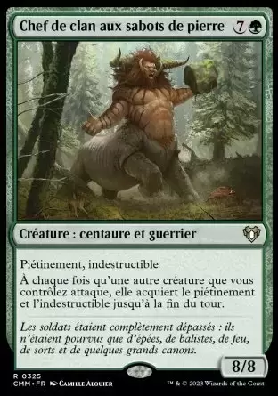 Commander MASTERS - Chef de clan aux sabots de pierre