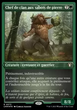 Commander MASTERS - Chef de clan aux sabots de pierre