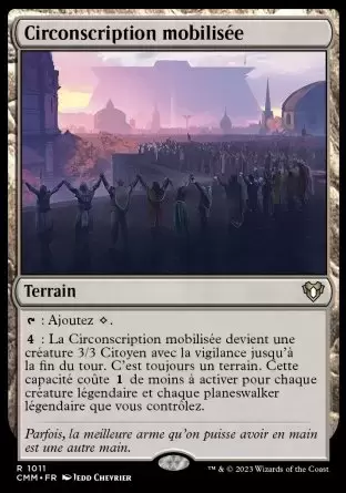 Commander MASTERS - Circonscription mobilisée