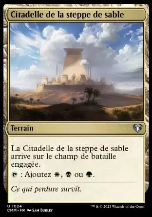 Commander MASTERS - Citadelle de la steppe de sable
