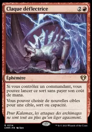 Commander MASTERS - Claque déflectrice