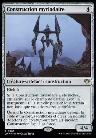 Commander MASTERS - Construction myriadaire