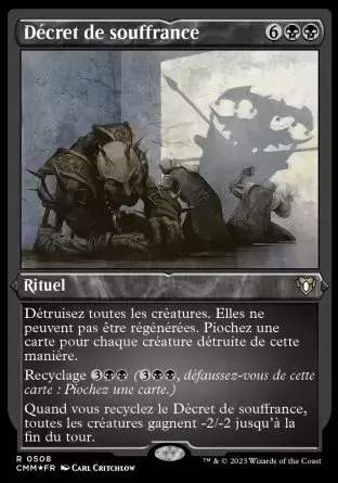Commander MASTERS - Décret de souffrance