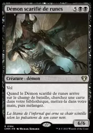 Commander MASTERS - Démon scarifié de runes