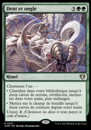 Commander MASTERS - Dent et ongle