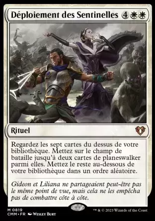 Commander MASTERS - Déploiement des Sentinelles