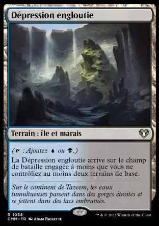 Commander MASTERS - Dépression engloutie
