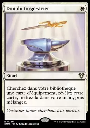Commander MASTERS - Don du forge-acier