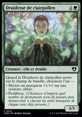 Commander MASTERS - Druidesse de clairpollen