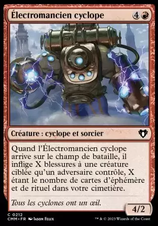 Commander MASTERS - Électromancien cyclope