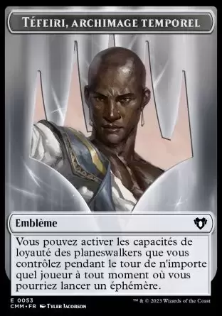 Commander MASTERS - Emblème Téfeiri, archimage temporel