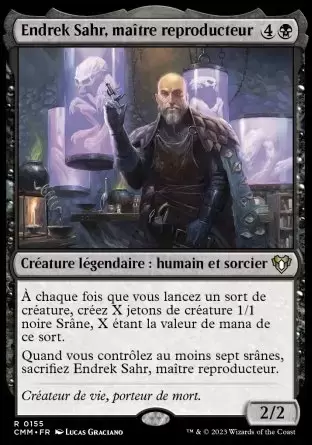 Commander MASTERS - Endrek Sahr, maître reproducteur