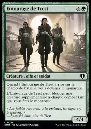 Commander MASTERS - Entourage de Trest
