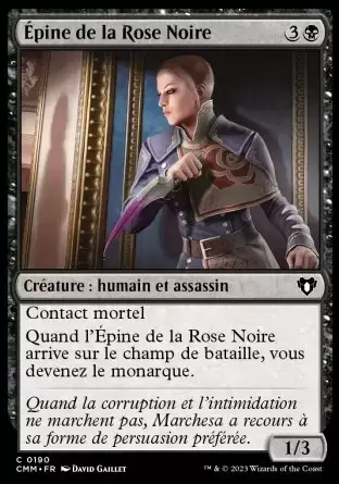 Commander MASTERS - Épine de la Rose Noire