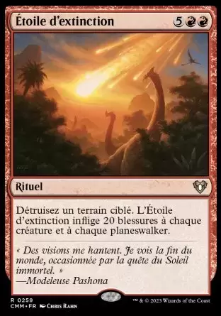 Commander MASTERS - Étoile d\'extinction