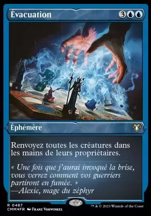 Commander MASTERS - Évacuation