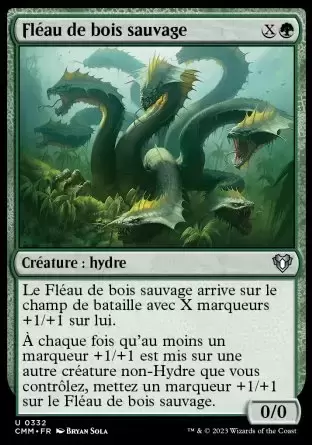 Commander MASTERS - Fléau de bois sauvage