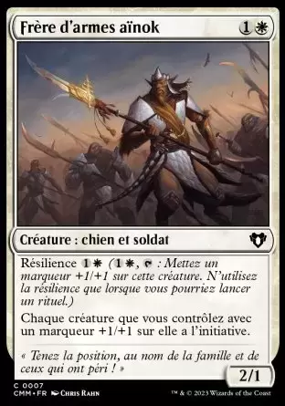 Commander MASTERS - Frère d\'armes aïnok