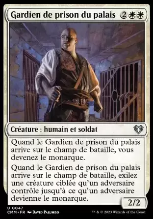Commander MASTERS - Gardien de prison du palais