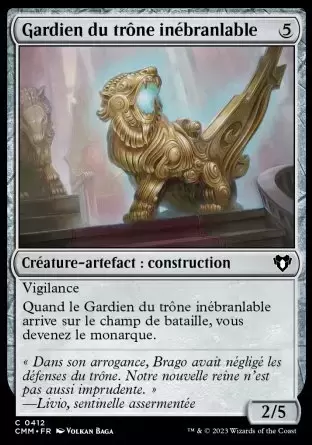 Commander MASTERS - Gardien du trône inébranlable