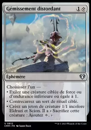 Commander MASTERS - Gémissement distordant