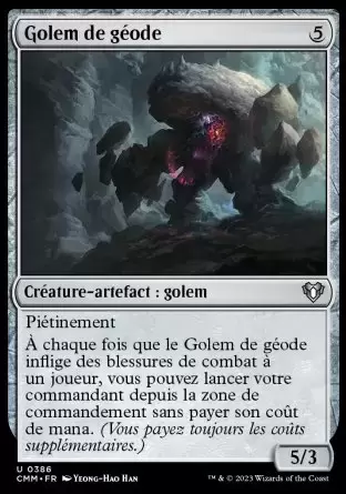 Commander MASTERS - Golem de géode