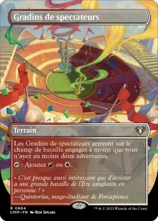 Commander MASTERS - Gradins de spectateurs