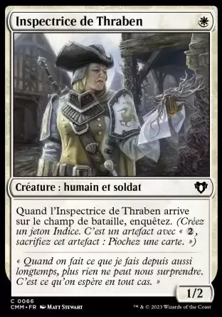 Commander MASTERS - Inspectrice de Thraben