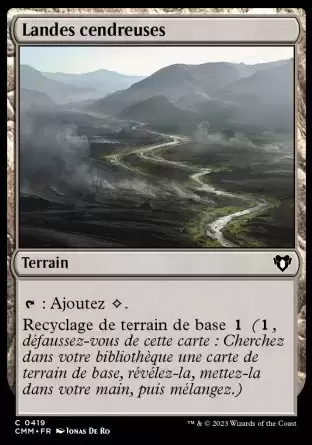 Commander MASTERS - Landes cendreuses