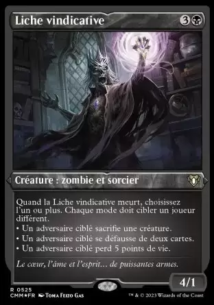 Commander MASTERS - Liche vindicative