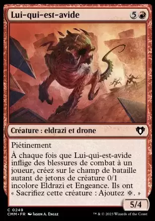 Commander MASTERS - Lui-qui-est-avide