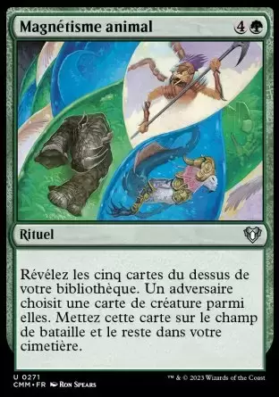 Commander MASTERS - Magnétisme animal
