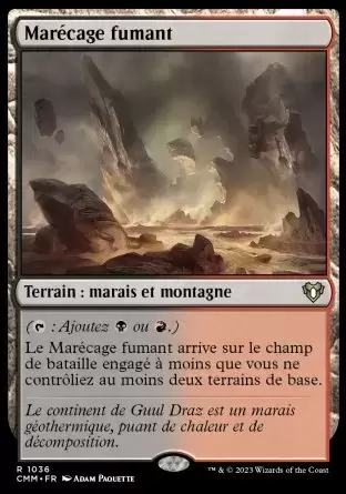 Commander MASTERS - Marécage fumant