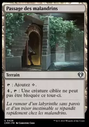 Commander MASTERS - Passage des malandrins