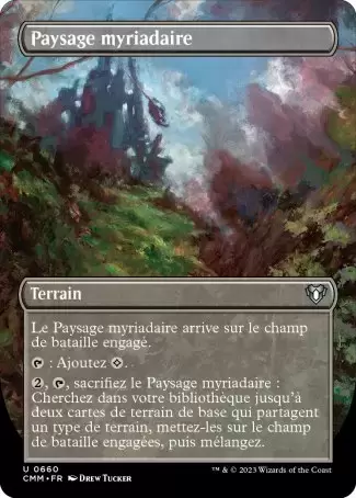 Commander MASTERS - Paysage myriadaire