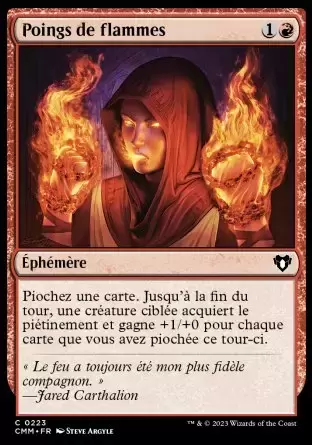 Commander MASTERS - Poings de flammes