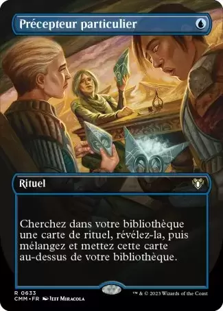 Commander MASTERS - Précepteur particulier