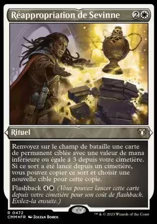 Commander MASTERS - Réappropriation de Sevinne