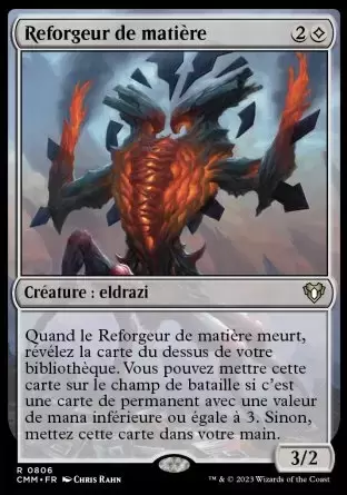 Commander MASTERS - Reforgeur de matière