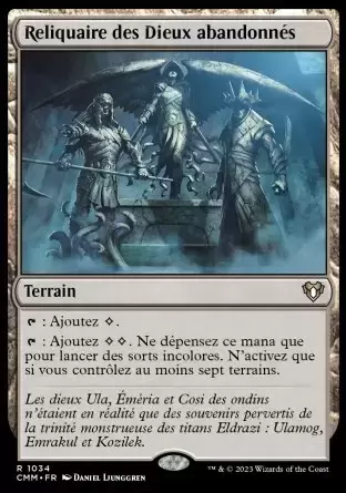 Commander MASTERS - Reliquaire des Dieux abandonnés