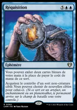 Commander MASTERS - Réquisition